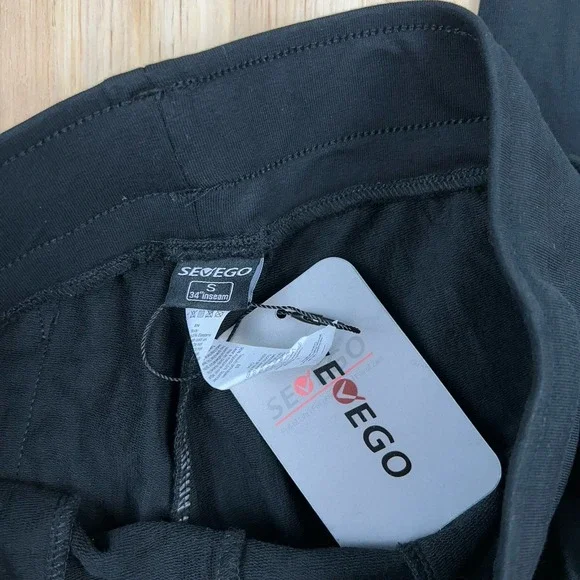 Sevego Inseam 32" Joggers Men Small Black Lightweight Sweatpants Athletic Gym - Picture 4 of 10